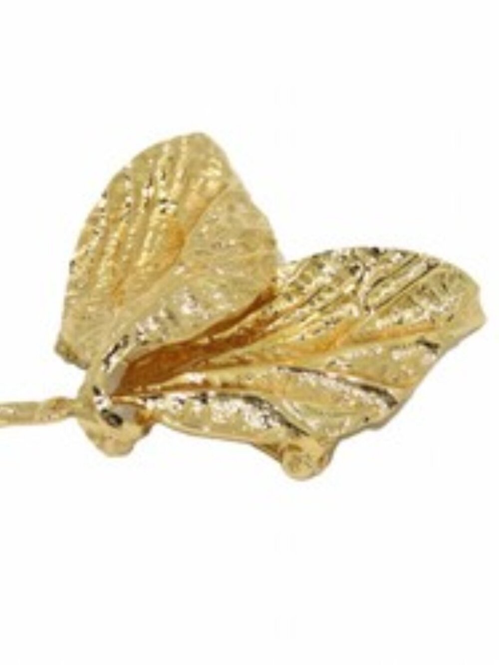 #138 - Christian Dior Dior leaf motif brooch, Authentic - Picture 5 of 8